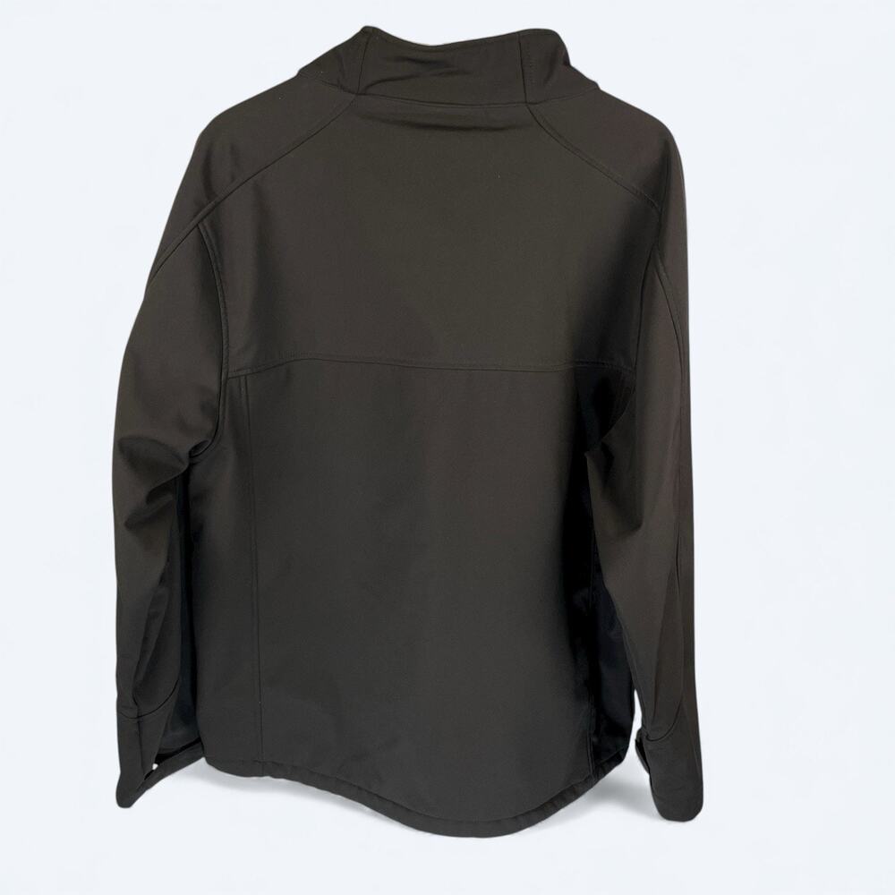 Bone Collector Black Soft Shell Jacket Mens XL Full Zip Hunting Outdoor - Picture 2 of 8